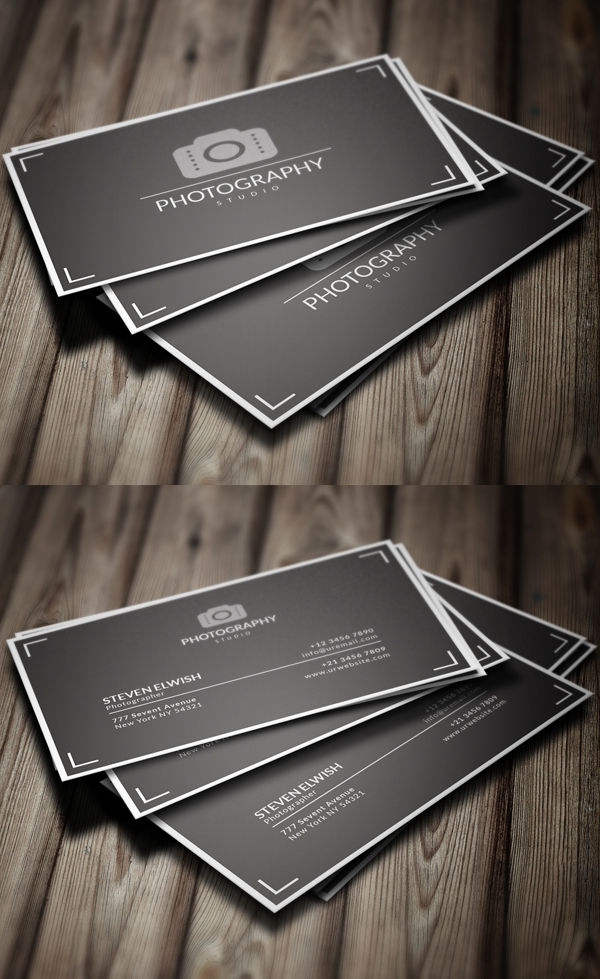 Photography Business Card Design #5
