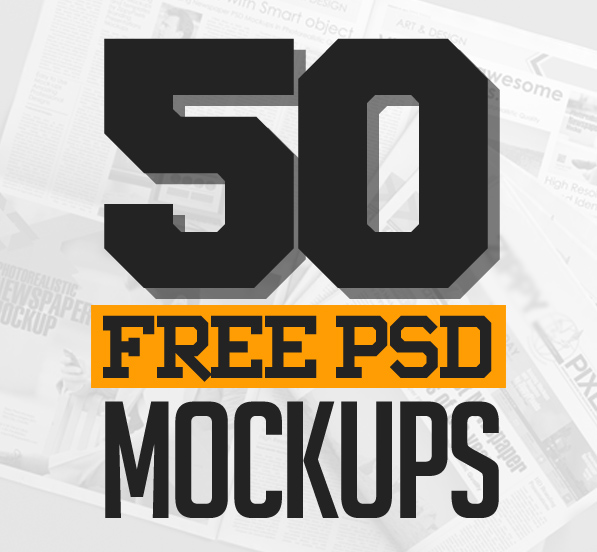 50 Best Free PSD Mockup Templates