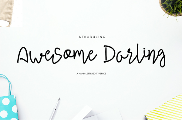 Awesome Darling Free Font