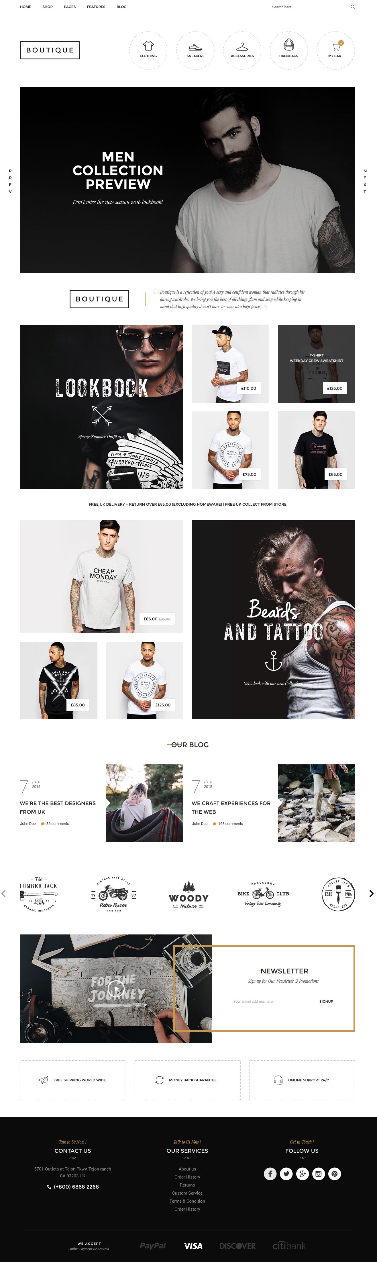 Boutique - Kute Fashion HTML Template