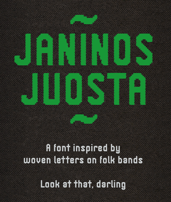 Janinos Juosta Free Font