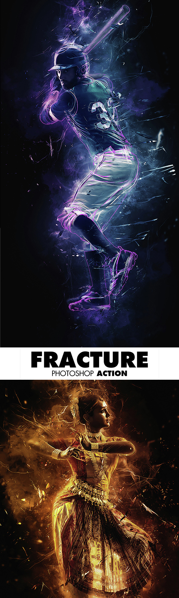 Fracture Photoshop Action