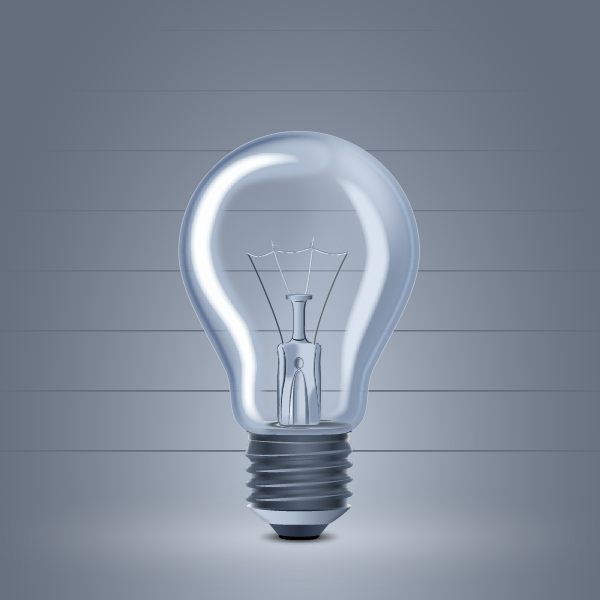 How to create a Light Bulb in Adobe Illustrator Tutorial