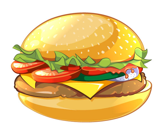 How to Create Cartoon Style Vector Burger in Illustrator