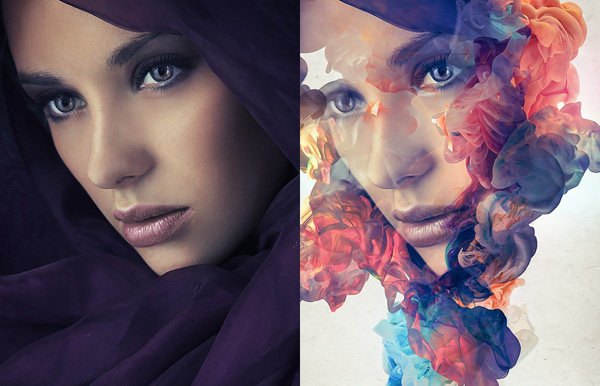Create an Abstract Ink Portrait Effect in Photoshop Tutorial