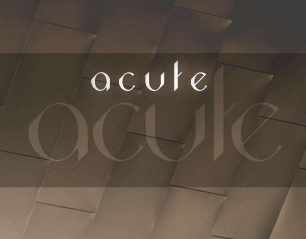Acute free fonts