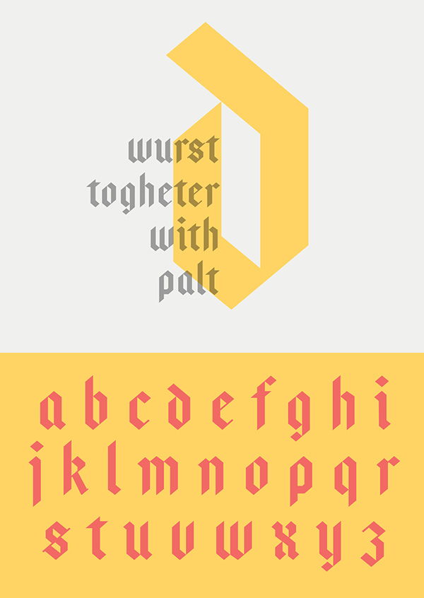 Bajern fonts and letters