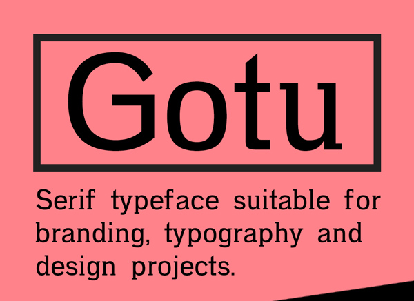Gotu free fonts
