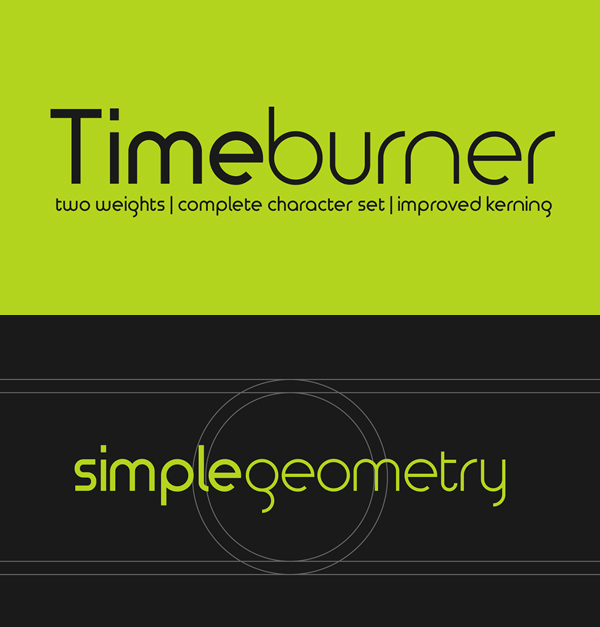 Timeburner free fonts