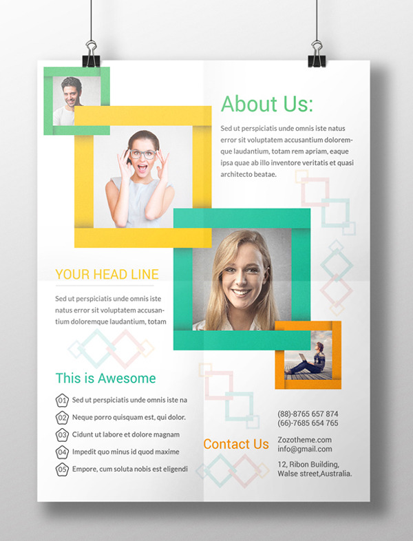 Free Creative Agency Flyer Template