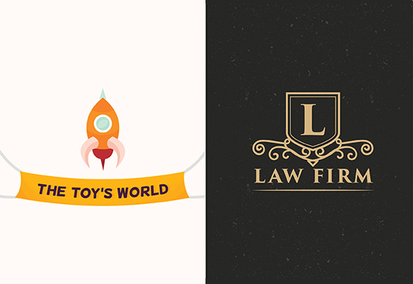Toy company and a law firm Logo Design