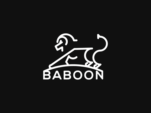 Baboon Line Logo by Darjan Gardinova?ki