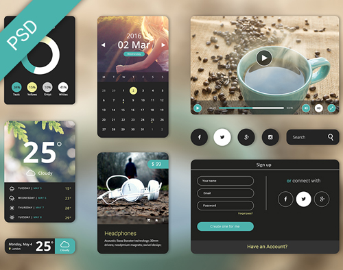 Free UI Starter Kit – Creama theme
