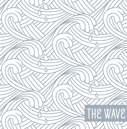 Free Wave Lines Vector Seamless Pattern