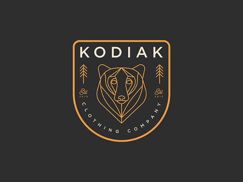 Kodiak clothing Line Logo by Josh Warren