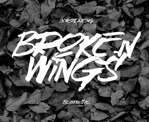 Broken Wings Free Font