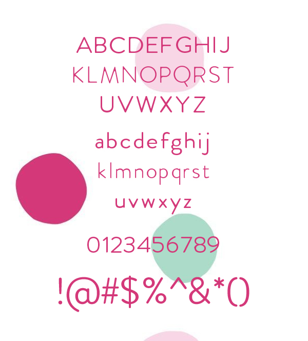 Febrero Font Letters and Numbers