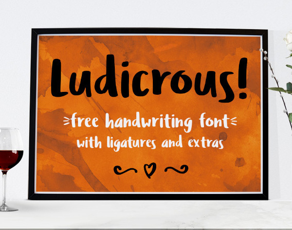 Ludicrous free fonts