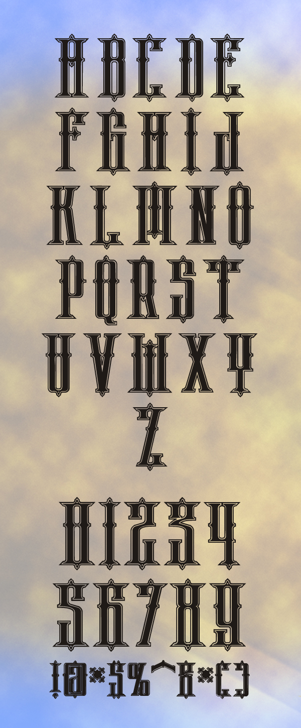 Phoenix Free Hipster Fonts and Letters