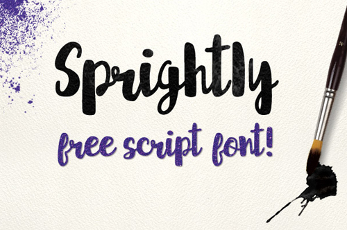 Sprightly Free Font