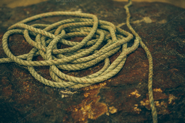 Fishing Rope Abstract Photo
