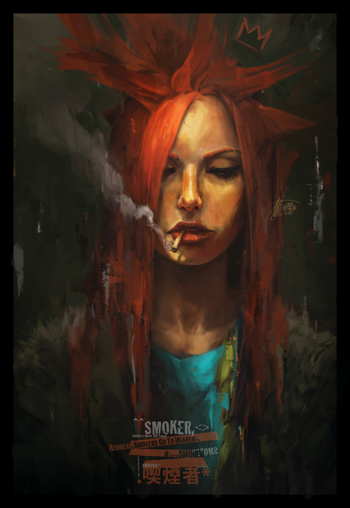Redhead Smokers Go To Heaven by Sina Pakzad Kasra