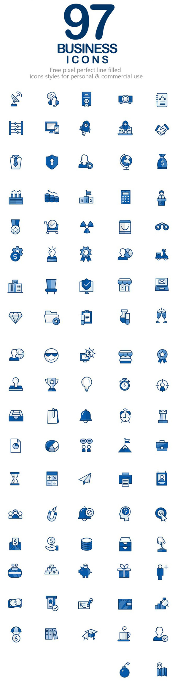 Free Business Vector Icons (97 Icons)