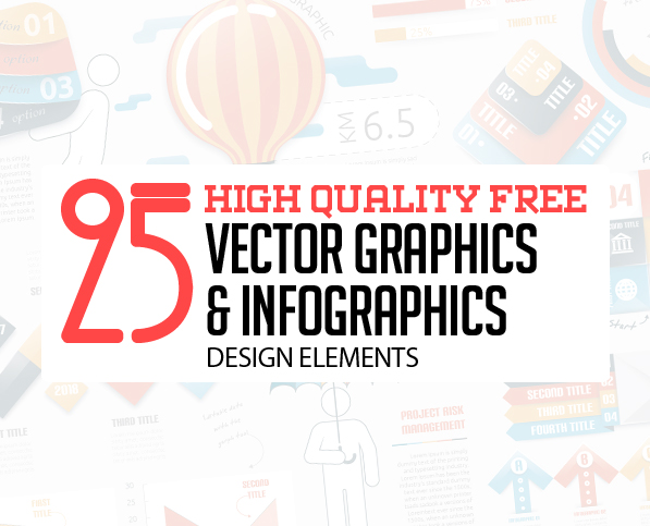 25 Free Vector Graphics and Infographics Design Elements