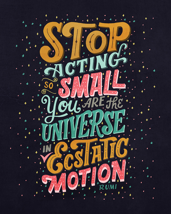 Stop Acting So Small by Mye De Leon