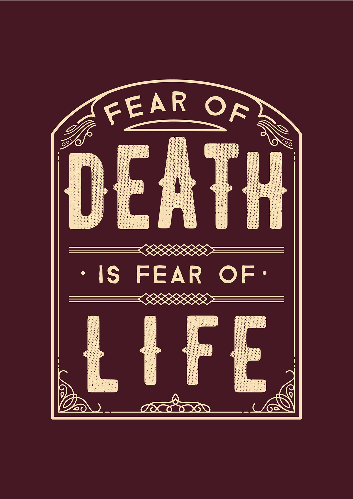 Fear of Death is Fear of Life by Hugo Lourenço