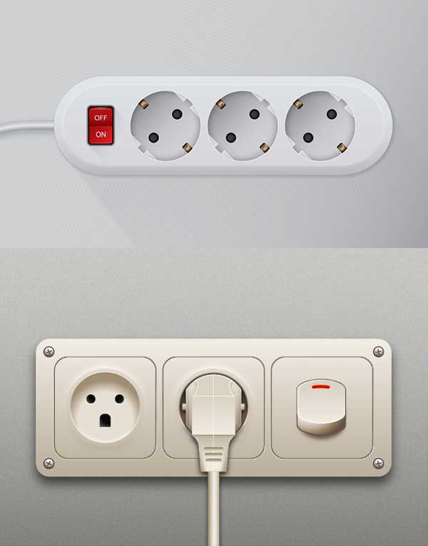 How to Create a Realistic Outlet Adapter
