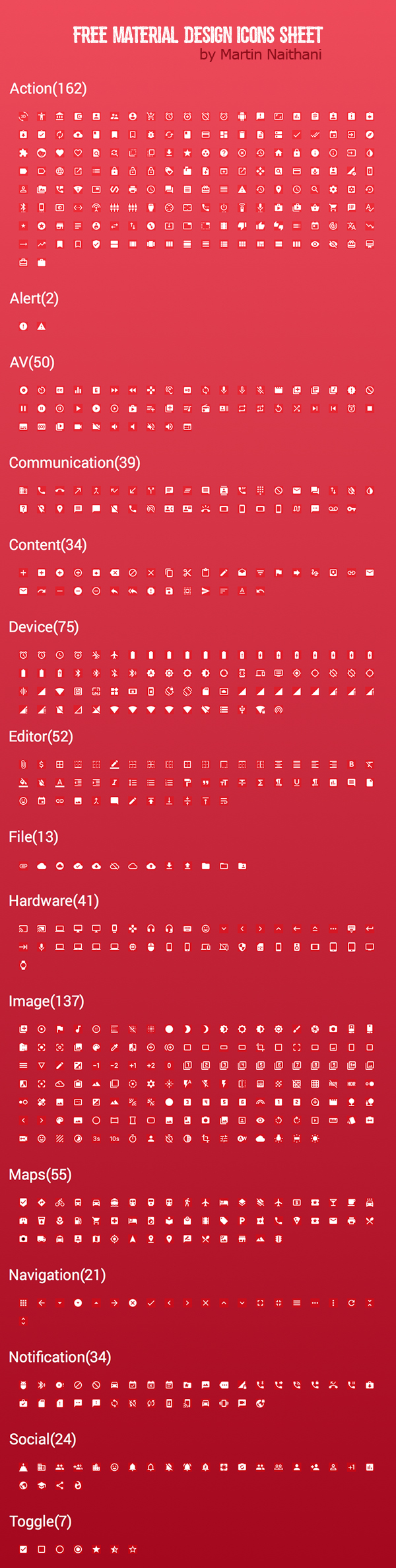 Free Google Material Icons Sketch