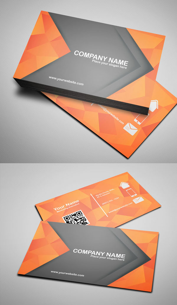 Free Modern Business Card Template (PSD)