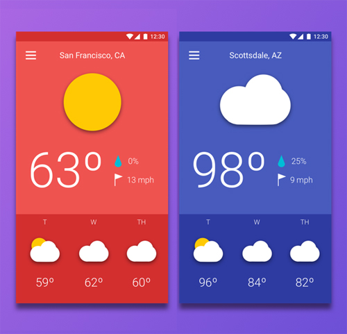 50 Innovative Material Design UI Concepts with Amazing User Experience - 27