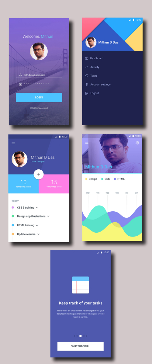 50 Innovative Material Design UI Concepts with Amazing User Experience - 32