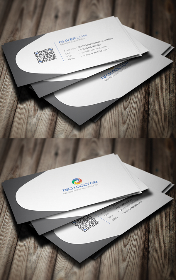 Free Corporate Business Card Template