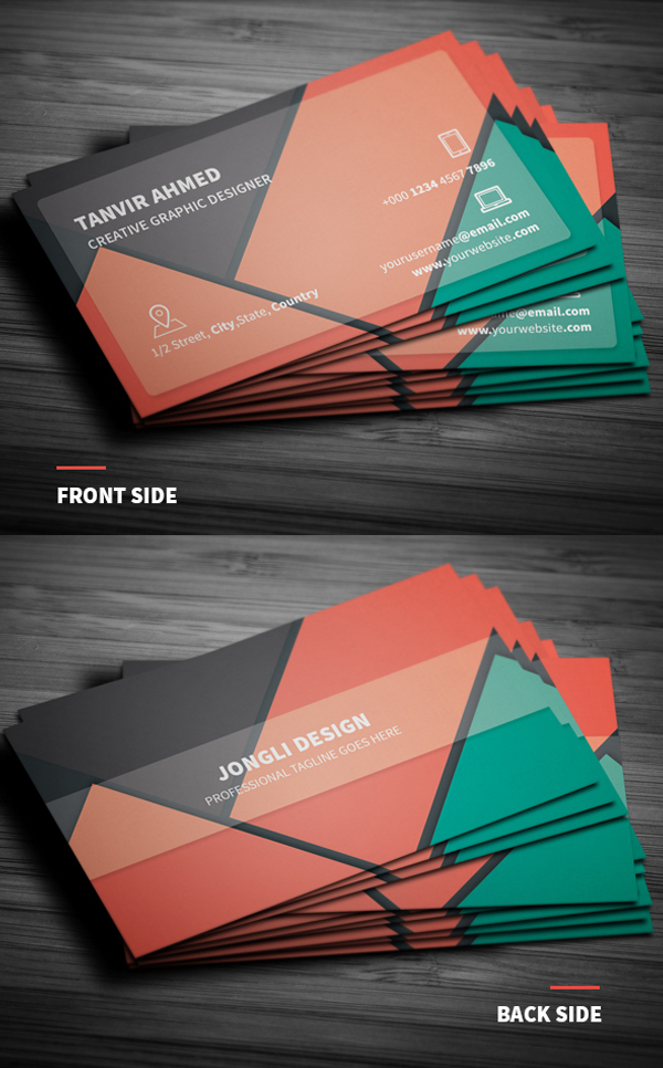Free Material Business Card Template