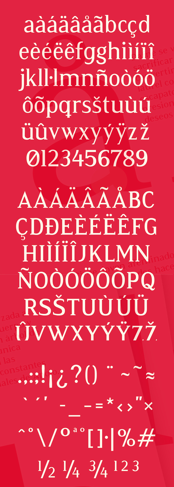 Atia fonts and letters