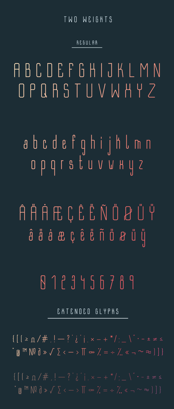 Bastell fonts and letters