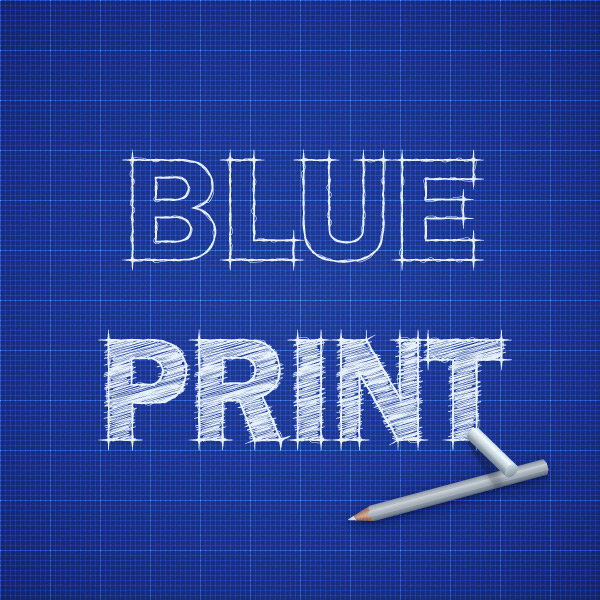 How to Create a Blueprint Text Effect in Adobe Illustrator