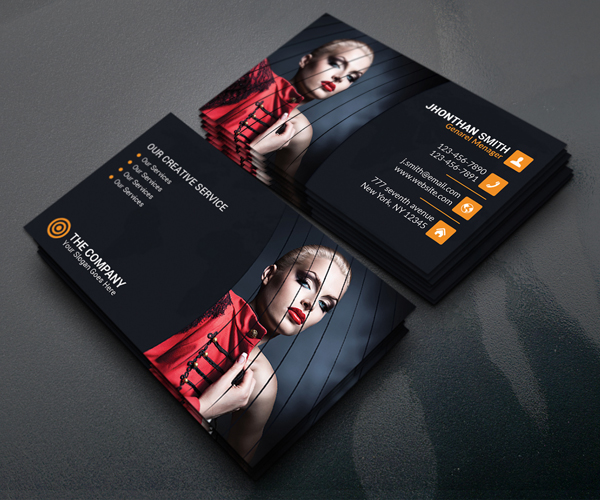 Free Photography Business Card Template PSD