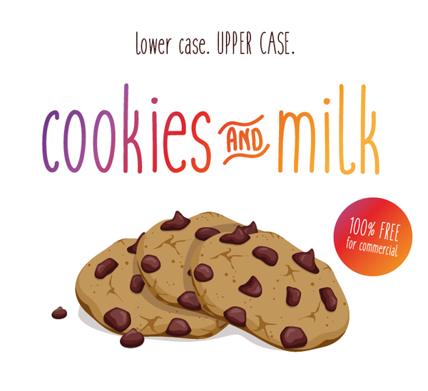 Cookies & Milk free fonts