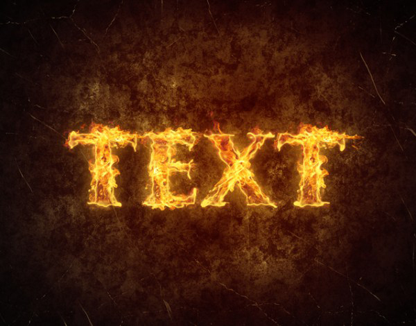 Create a Simple Fiery Text Effect in Photoshop