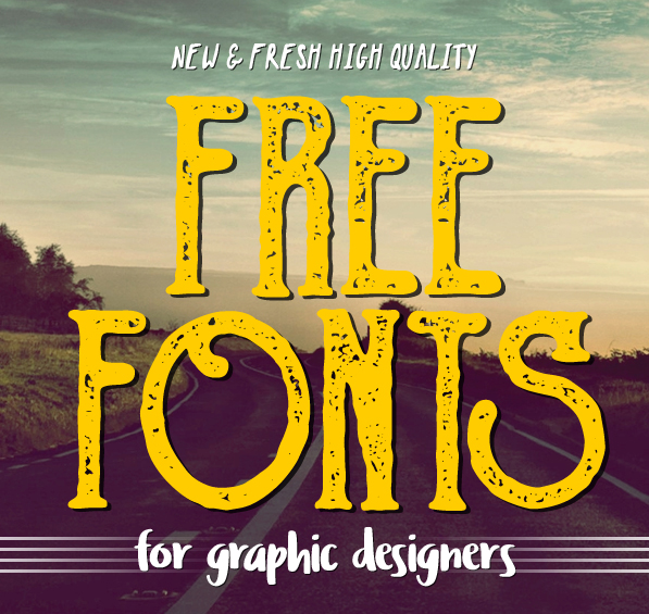 17 New & Fresh Free Fonts for Graphic Designers
