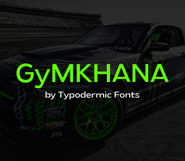 Gymkhana free fonts