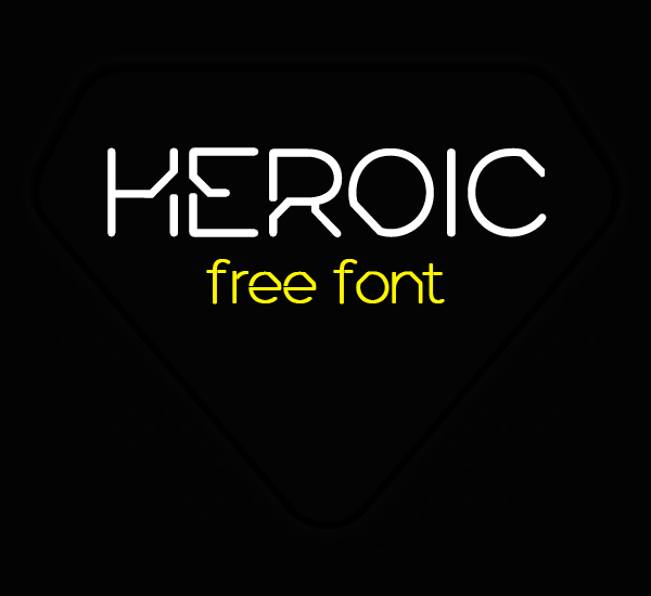 Heroic free fonts