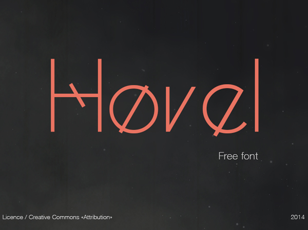 Hovel free fonts