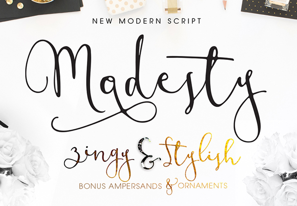 Modesty free fonts