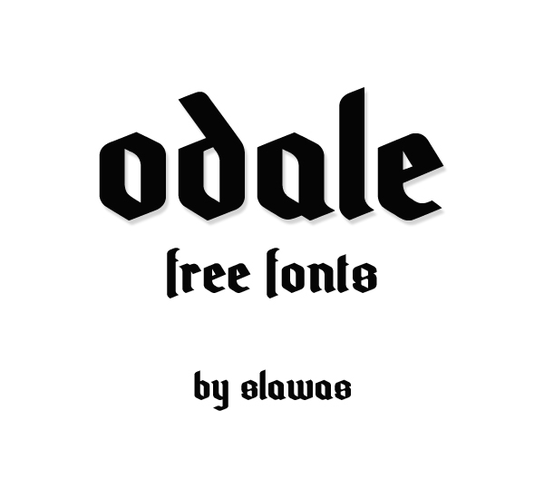 Odale free fonts