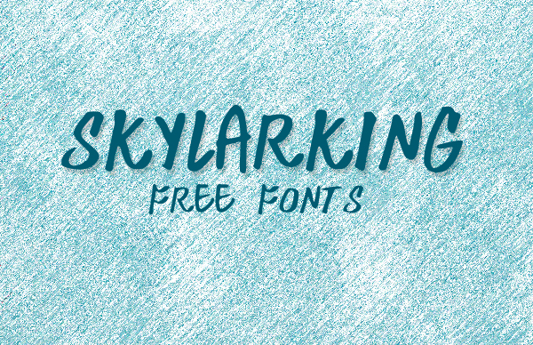 Skylarking free fonts